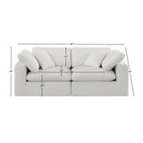 Comfy Modular Sofa - Versatile Contemporary Design with Overstuffed Cushions for Ultimate Comfort