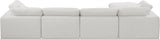 Comfy Modular Sectional Sofa in Durable Linen Fabric - Overstuffed Cushions for Ultimate Comfort