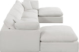 Comfy Modular Sectional - Luxurious Linen Fabric Seating with Plush Cushions for Ultimate Relaxation