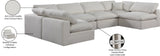 Comfy Modular Sectional - Versatile Contemporary Design with Plush Down Feather Cushions for Comfort