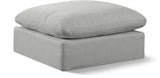 Comfy Fabric Upholstered Modular Ottoman