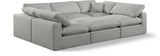 Comfy Modular Sectional Sofa - Stylish Adaptable Seating with Plush Down Feather Cushions & Support