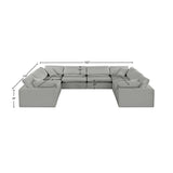 Comfy Modular Sectional - Stylish and Adaptable Seating Solution with Plush Down Feather Cushions