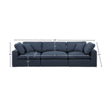Comfy Modular Sofa - Versatile Linen Textured Design with Overstuffed Cushions for Ultimate Comfort