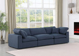 Comfy Modular Sofa - Versatile Linen Textured Design with Overstuffed Cushions for Ultimate Comfort