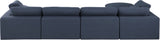 Comfy Modular Sectional Sofa in Durable Linen Fabric - Overstuffed Cushions for Ultimate Comfort