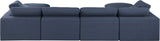 Comfy Modular Sectional - Luxurious Linen Fabric Seating with Plush Cushions for Ultimate Relaxation