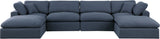 Comfy Modular Sectional - Luxurious Linen Fabric Seating with Plush Cushions for Ultimate Relaxation