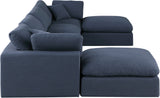 Comfy Modular Sectional - Luxurious Linen Fabric Seating with Plush Cushions for Ultimate Relaxation