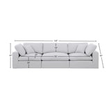 Comfy Modular Sofa - Versatile Linen Textured Design with Overstuffed Cushions for Ultimate Comfort