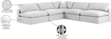 Comfy Modular Sectional - Luxurious Linen Fabric with Overstuffed Cushions for Ultimate Comfort and Style