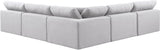 Comfy Modular Sectional - Luxurious Linen Fabric with Overstuffed Cushions for Ultimate Comfort and Style