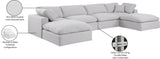 Comfy Modular Sectional - Luxurious Linen Fabric Seating with Plush Cushions for Ultimate Relaxation
