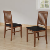 Solid Rubberwood Upholstered Dining Chair