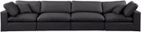 Comfy Modular Sofa - Stylish Linen Textured Design with Overstuffed Cushions for Ultimate Comfort