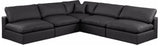 Comfy Modular Sectional - Luxurious Linen Fabric with Overstuffed Cushions for Ultimate Comfort and Style