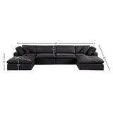 Comfy Modular Sectional - Luxurious Linen Fabric Seating with Plush Cushions for Ultimate Relaxation