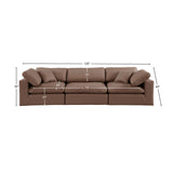 Comfy Modular Sofa - Versatile Linen Textured Design with Overstuffed Cushions for Ultimate Comfort