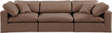 Comfy Modular Sofa - Versatile Linen Textured Design with Overstuffed Cushions for Ultimate Comfort