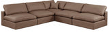 Comfy Modular Sectional - Luxurious Linen Fabric with Overstuffed Cushions for Ultimate Comfort and Style