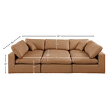 Comfy Modular Sectional Sofa - Stylish Adaptable Seating with Plush Down Feather Cushions & Support