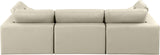 Comfy Modular Sofa - Versatile Linen Textured Design with Overstuffed Cushions for Ultimate Comfort