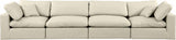 Comfy Modular Sofa - Stylish Linen Textured Design with Overstuffed Cushions for Ultimate Comfort
