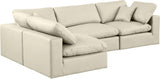 Comfy Modular Sectional Sofa - Versatile Seating with Plush Overstuffed Cushions for Ultimate Comfort