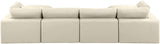 Comfy Modular Sectional - Luxurious Linen Fabric Seating with Plush Cushions for Ultimate Relaxation