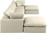 Comfy Modular Sectional - Luxurious Linen Fabric Seating with Plush Cushions for Ultimate Relaxation