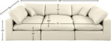 Comfy Modular Sectional Sofa - Stylish Adaptable Seating with Plush Down Feather Cushions & Support
