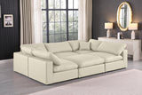 Comfy Modular Sectional Sofa - Stylish Adaptable Seating with Plush Down Feather Cushions & Support