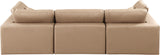 Comfy Modular Sofa - Versatile Linen Textured Design with Overstuffed Cushions for Ultimate Comfort