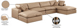Comfy Modular Sectional - Luxurious Linen Fabric Seating with Plush Cushions for Ultimate Relaxation