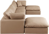 Comfy Modular Sectional - Luxurious Linen Fabric Seating with Plush Cushions for Ultimate Relaxation