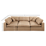 Comfy Modular Sectional Sofa - Stylish Adaptable Seating with Plush Down Feather Cushions & Support