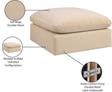Comfy Fabric Upholstered Modular Ottoman
