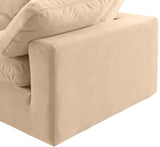 Comfy Velvet Modular Sectional - Adaptable Seating with Plush Down Feather Cushions for Ultimate Comfort