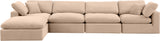 Comfy Velvet Modular Sectional - Adaptable Seating with Plush Down Feather Cushions for Ultimate Comfort