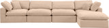 Comfy Velvet Modular Sectional - Adaptable Seating with Plush Down Feather Cushions for Ultimate Comfort