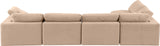Comfy Velvet Modular Sectional - Luxurious Versatile Seating with Plush Down Feather Cushions