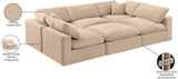 Comfy Modular Sectional Sofa - Stylish Adaptable Seating with Plush Down Feather Cushions & Support