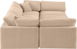 Comfy Modular Sectional Sofa - Stylish Adaptable Seating with Plush Down Feather Cushions & Support