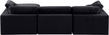 Comfy Modular Sectional Sofa - Luxurious Velvet, Overstuffed Cushions, Versatile Design for Comfort