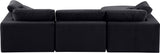 Comfy Modular Sectional Sofa - Luxurious Velvet, Overstuffed Cushions, Versatile Design for Comfort