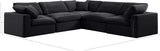 Comfy Modular Sectional – Luxurious Linen Textured Fabric with Plush Down Feather Cushions for Comfort