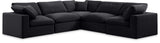 Comfy Modular Sectional – Luxurious Linen Textured Fabric with Plush Down Feather Cushions for Comfort