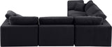 Comfy Modular Sectional – Luxurious Linen Textured Fabric with Plush Down Feather Cushions for Comfort