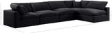 Comfy Velvet Modular Sectional - Luxurious Versatile Seating with Plush Down Feather Cushions