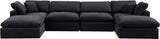 Comfy Modular Sectional - Luxurious Linen Fabric Seating with Plush Cushions for Ultimate Relaxation
